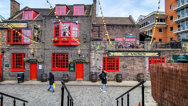exterior of the anchor pub