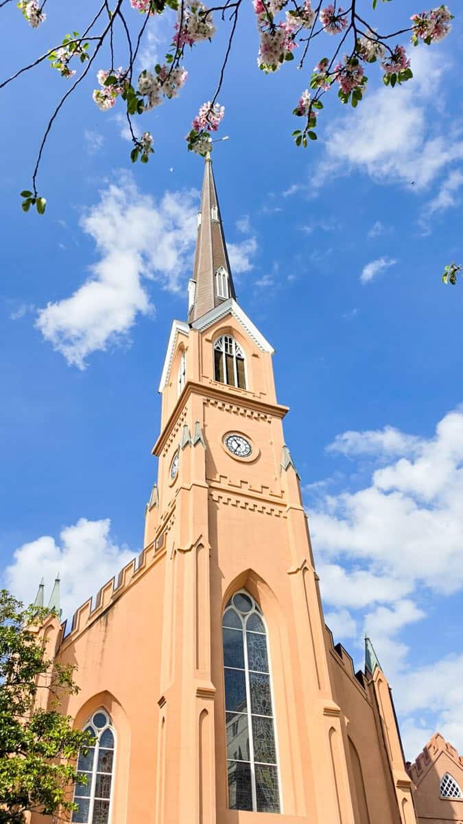 pink curch on king st charleston